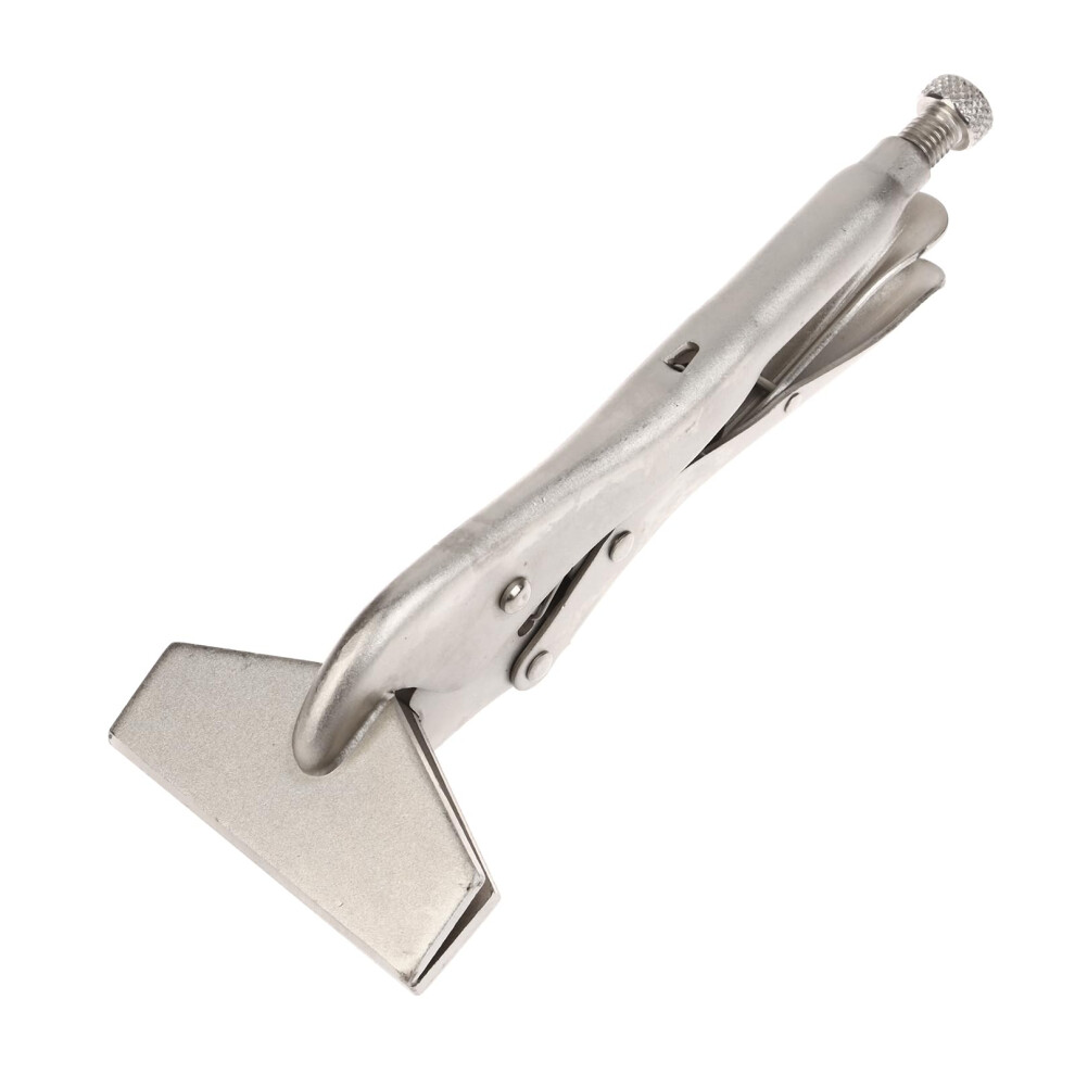 8Inch Adjustable Locking Pliers, Ergonomic Welding Clamp, Flatnose Grip Made Of Carbon Steel For Hand Tools For Woodworking A 1.0*1.0*1.0*1.0 9426802527025