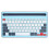 Sky Blue Rechargeable Wireless Bluetooth Keyboard, 60H, 10m Range 7