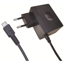 AC-adapter voor Nintendo Switch, veilige en goed beveiligde snellader voor onderweg met 1,5 meter USB-C-kabel, 15V/2,6A voeding, universeel.