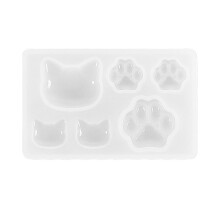 Moon Star Epoxy Silicone Mold Kit Cute Cat Paw Silicone-cat