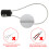 Wire Combination Lock for Suitcases, Lightweight and Portable Multipurpose Use for Backpacks, Helmets, Small Cabinets 5