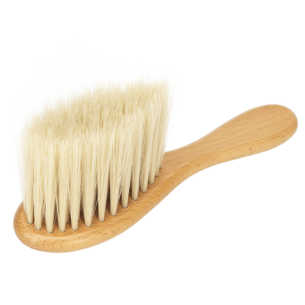 Professional Beech Wood Nylon Face Duster Brush for Barbers