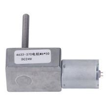 Motore a ingranaggi a vite senza fine DC da 24V ad alta coppia, 150RPM, design autolock