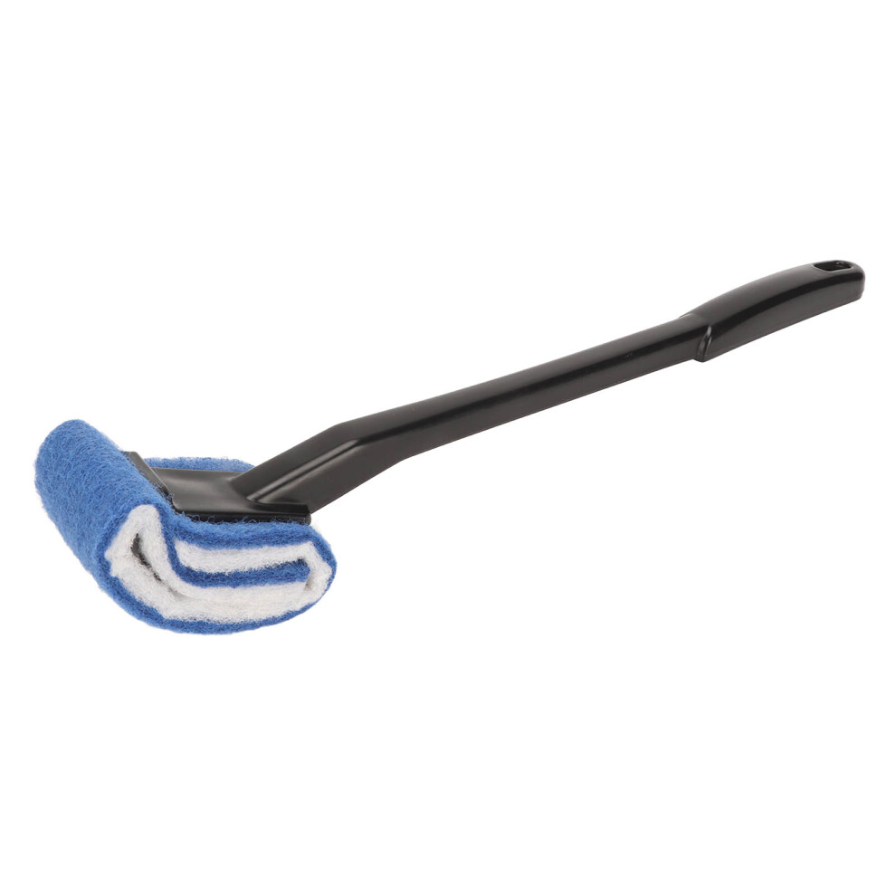 Modern Toilet Bowl Brush Set Space Saving Design Under Rim Scrubber Durable Construction Elegant Design Ergonomic Handle High Quality Latex