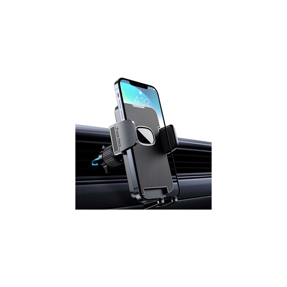 Versatile Car Vent Phone Mount, 360-Degree Rotation For Optimal Viewing, Quick Release Button For Seamless Access, Universal Smartphones Holder With 9358999378220