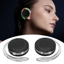 Auricolari Bluetooth 5.2 IPX5 Impermeabili 50H Durata, Bass Profondo, Nero