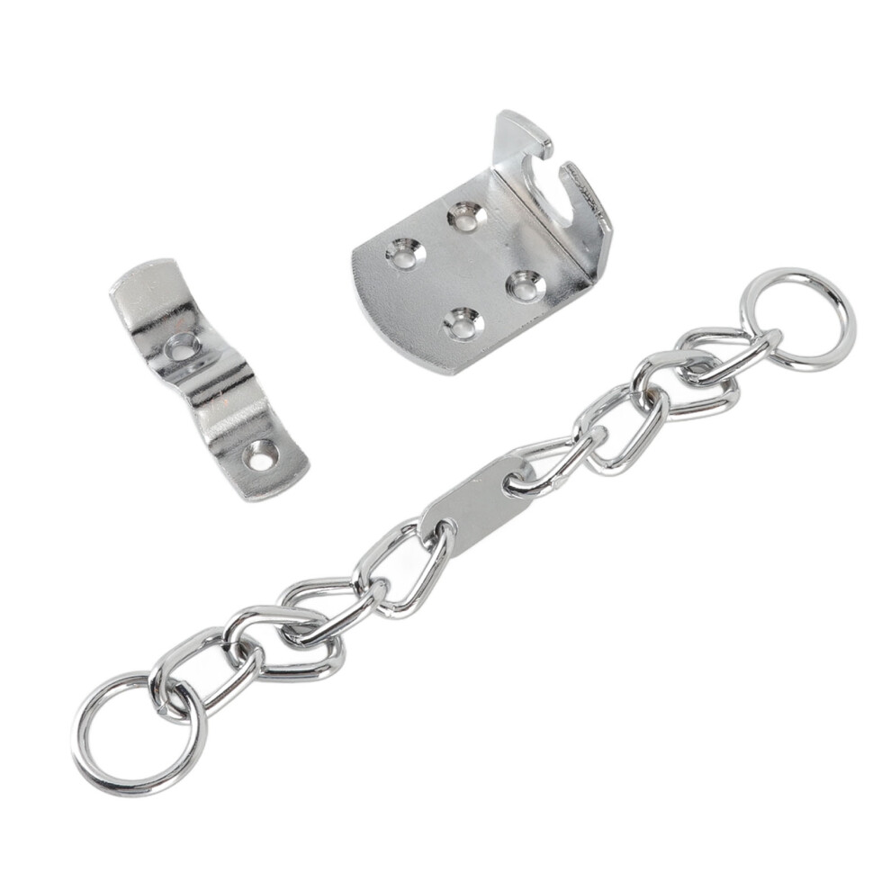 Stainless Steel Door Chain Lock Anti Theft Security Guard 23Cm 4671371743566