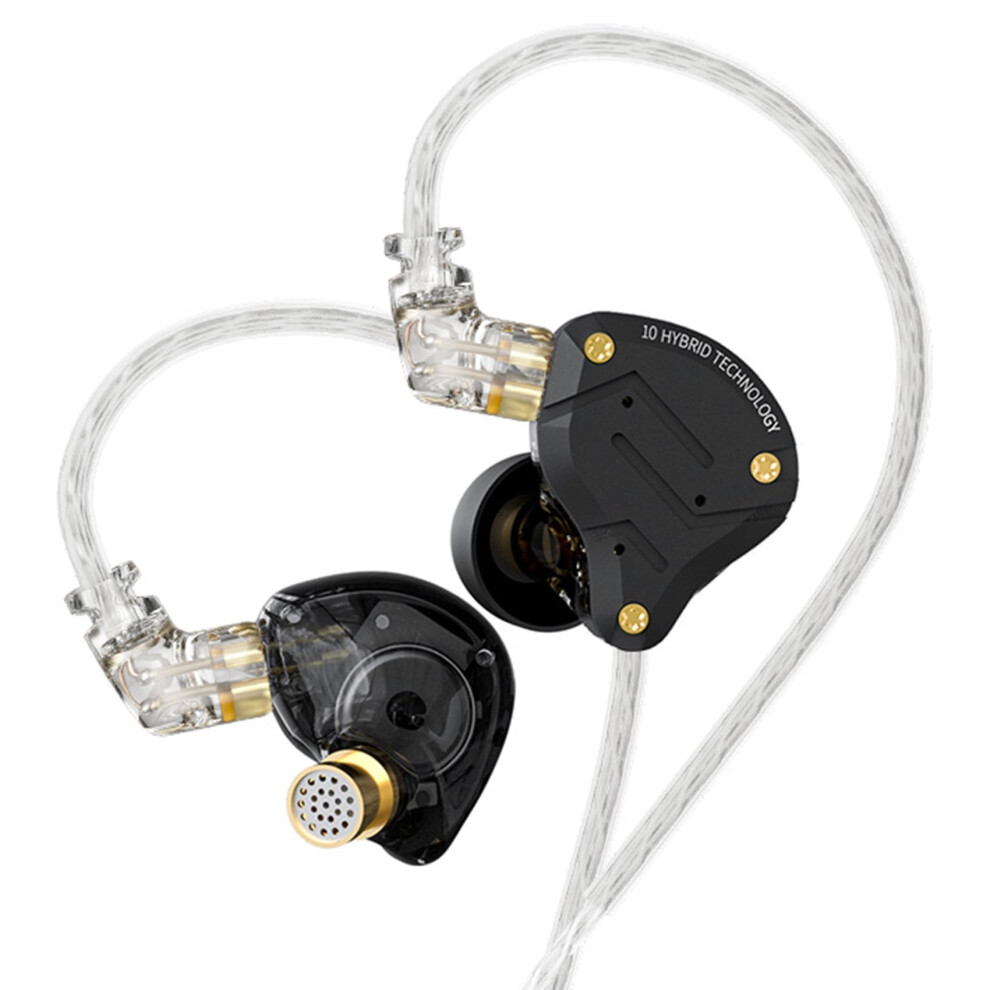 Kz Zs10 Pro Iem 4Ba1dd Gaming Earphones, 2 Pin 3.5Mm 4 Earplugs 9426802531497