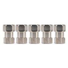 5PCS Stainless Steel Female Thread Pipe Fittings for Water Heater G3/4