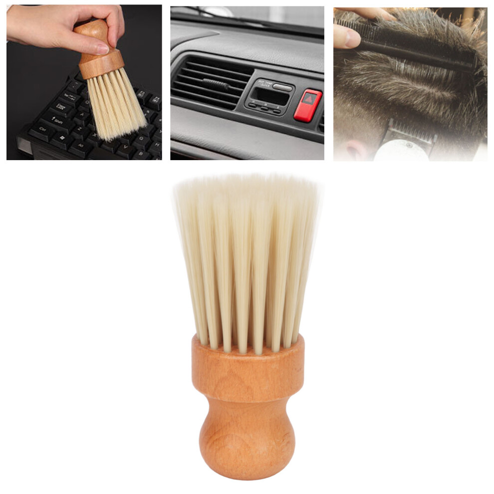 Portable Beech Wood Handle Shaving Brush with Soft Durable Bristles