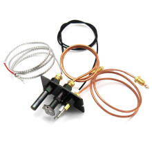 Propane Fireplace Thermopile Assembly with Thermocouple Kit for Easy Dual Fuel Installation