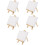 5 Sets Easel Display Brackets Drawing Pad For Kids Student Child White 8