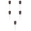 5 Pcs Coffee Needle Espresso Distributor Distribution Tool Stirrer 7
