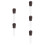 5 Pcs Coffee Needle Espresso Distributor Distribution Tool Stirrer 6