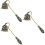 3 Count Extinguishing Candle Extinguisher Decorative Snuffer 9