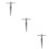 3 Pack Luthier Cutting Tool For Guitar Handle Silver 8