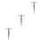 3 Pack Luthier Cutting Tool For Guitar Handle Silver 5
