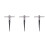 3 Pack Luthier Cutting Tool For Guitar Handle Silver 4