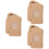 3 Pack Scatole Con Trasparente Schmuck Geschenkverpackung 6