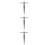 3 Pack Luthier Cutting Tool For Guitar Handle Silver 7