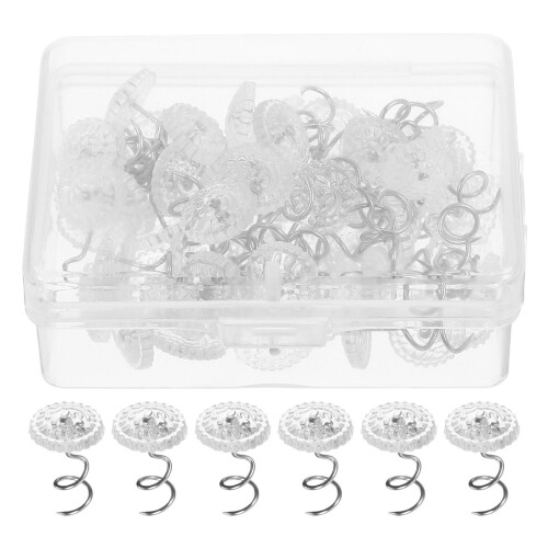 2 Pcs Head Pin For Upholstery Twisted Pins Tacks Felt Nails