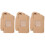 3 Pack Scatole Con Trasparente Schmuck Geschenkverpackung 4