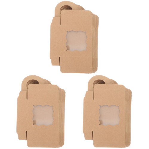 3 Pack Scatole Con Trasparente Schmuck Geschenkverpackung 1