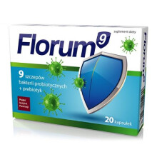 Florum 9 a synbiotic for adults and children