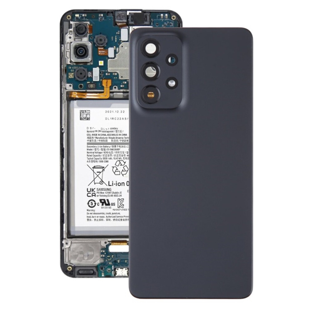 (Black) Original Battery Cover With Camera Lens For For Samsung For Galaxy A33 5G Black 6931449730293