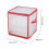 Adjustable Compartments, Space-Saving Design Ornament Organizer Durable Construction with Folding Design Tray Compartments for Individual Storage, 8