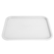 Bandeja de servicio para uso profesional, resistente al desgaste, superficie de alto brillo, bandeja multiusos, bordes engrosados, esterilizable en