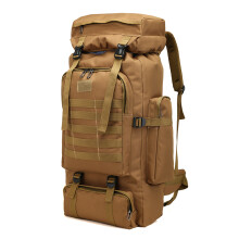 Zaino da trekking Oxford resistente per amanti dell'avventura, zaino tattico con chiusura a strappo, zaino da campeggio con spallacci regolabili,