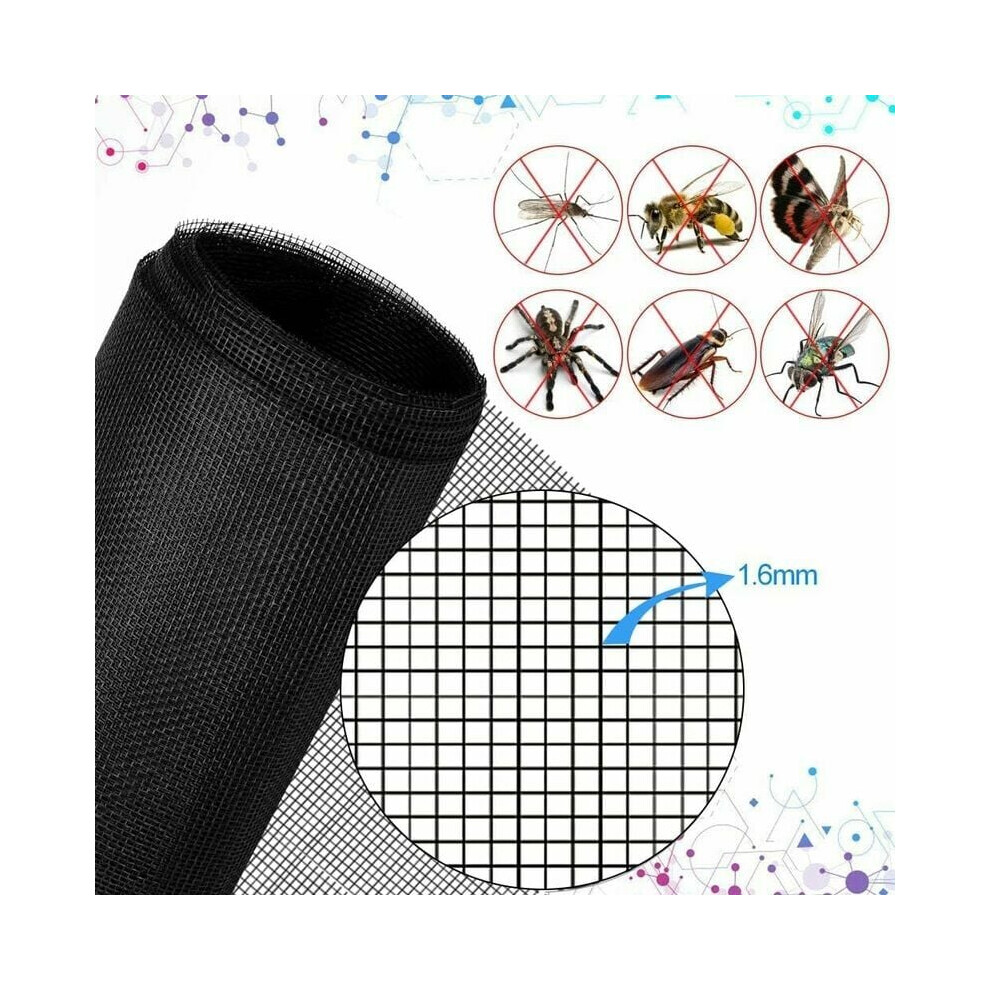 Fiberglass Screen Mesh For Patio And Window Repair, Breathable And Visible Design Ensures Fresh Air Circulation While Blocking Pests, Easy 9405630078657