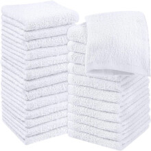 Soft & Absorbent Microfiber Washcloths, 10 Piece Set with Quick-Dry Feature, Perfect for Daily Household Chores, Gym, Spa, and More