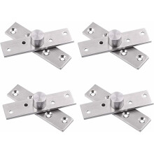 Bisagras pivotantes, acero inoxidable. Bisagras ocultas para puertas con rotación de 360 grados para aplicaciones de alta resistencia, amplia gama