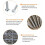 Βίδες αυτοδιάτρησης υψηλής ποιότητας, ανθεκτικές στη σκουριά βίδες λαμαρίνας με 3