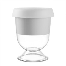 Elegantes accesorios de porcelana para el desayuno, utensilios de cocina aptos para microondas para portahuevos duros, hueveras de cerámica que