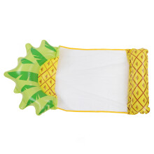 Unique Pineapple Pattern Water Hammock Float, Eco Friendly Inflatable Pool Lounge for Adults
