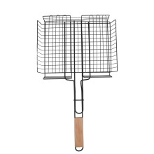 Καλάθι ψησταριάς για ψάρια και λαχανικά Bbq, ανθεκτικό στη θερμότητα σίδερο
