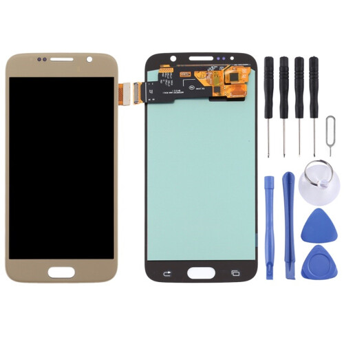 Οθόνη OLED LCD για Samsung για Galaxy S6 με Πλήρης Συναρμολόγηση Digitizer (Χρυσό) 1