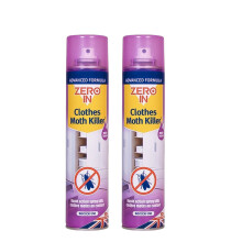 ZeroIn Clothes Moth Killer Spray 300ml x 2 Pack