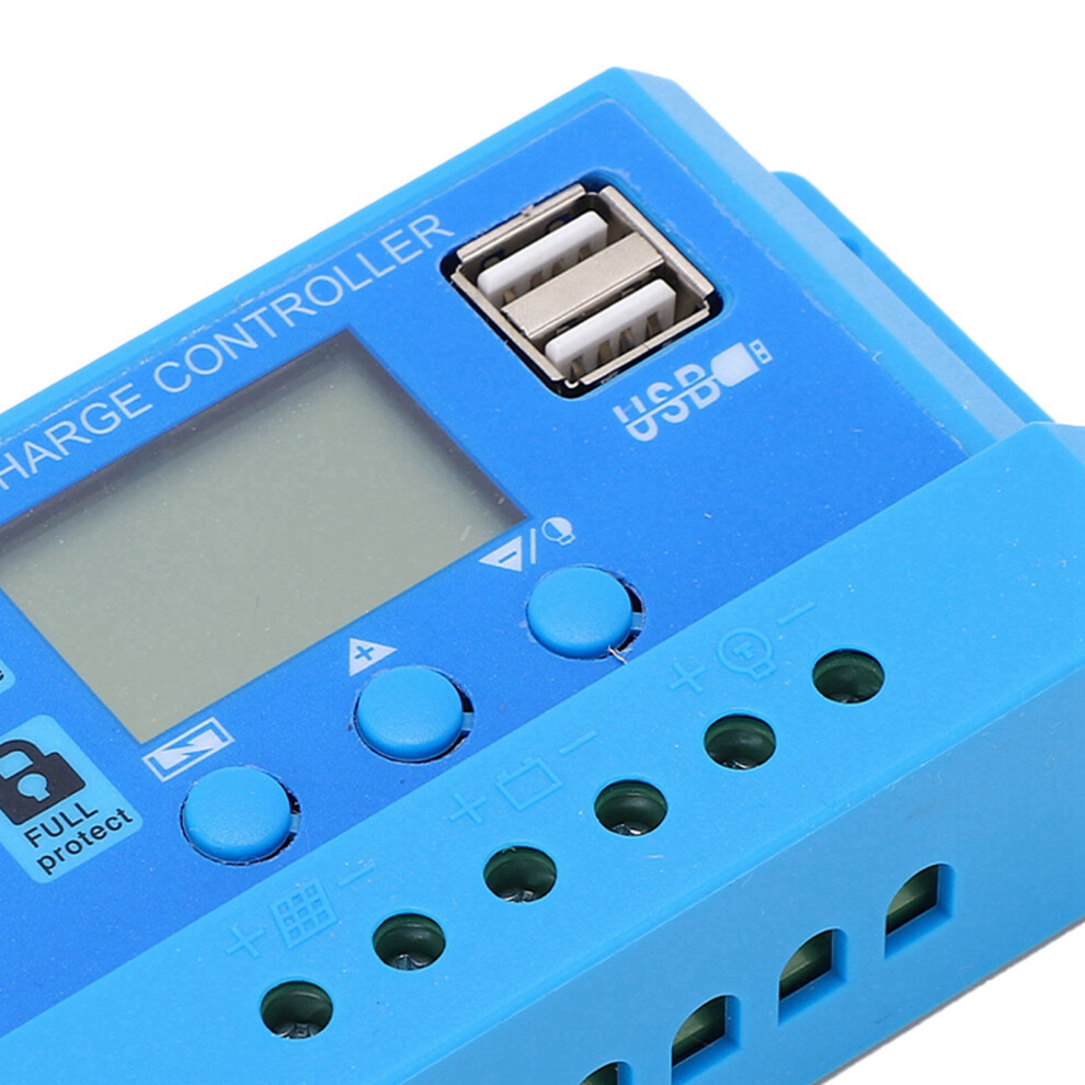 Solarladeregler PWM LCD-Display Parameter