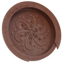 Silicone Dustproof Guitar Soundhole Cover Portable Soft Brown Easy Storage