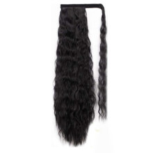 Paardenstaartverlenging, uniek ontwerp, 56 cm, subtiele kleur, hittebestendig synthetisch haar, gemakkelijk te dragen, natuurlijk en comfortabel,
