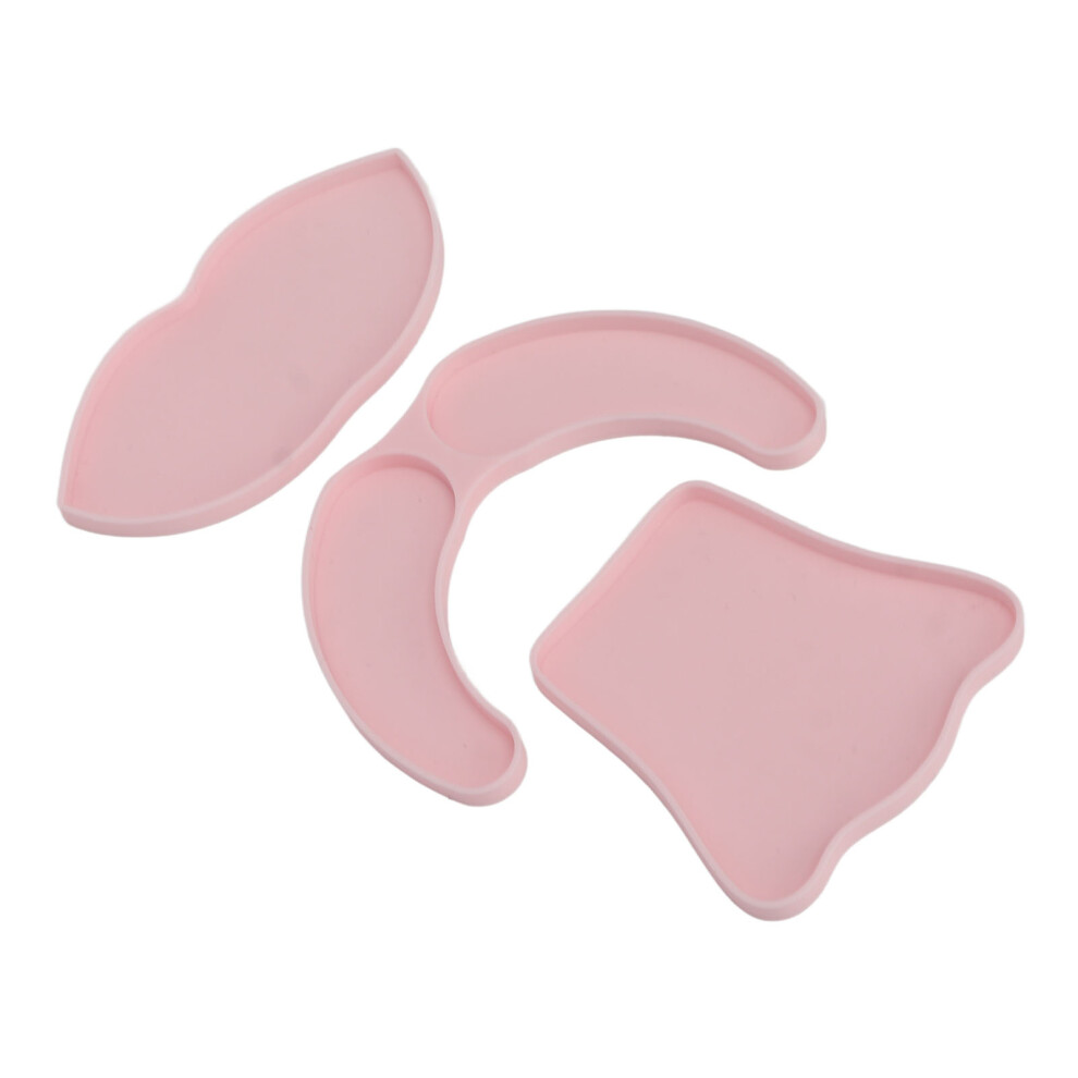 DIY 3pcs Mask Mold Set Soft Silicone Reusable Molds for Home & Salon Beauty