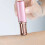 Pink Electric Eyebrow Trimmer USB Rechargeable, Compact 10.5cm 4