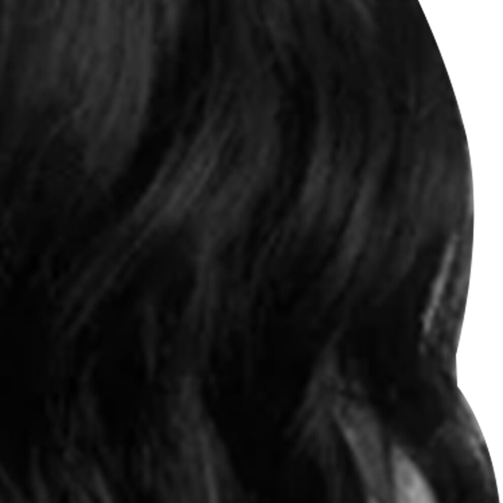 Unisex Black Long Curly Wavy Synthetic Wig 65Cm For Women Daily Fashion