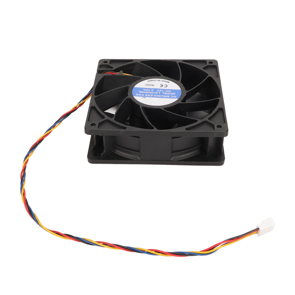 120Mm X 38Mm Pc & Server Cooling Fan 6000Rpm 12V 2.7A Pwm Brushless Fan Black 7891371798800