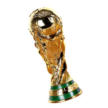 Sparkling ABS World Cup Trophy Replica 10.6in for Home & Office