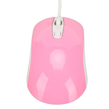 DM010 3500 DPI Pink Vollgröße 4-Tasten kabelgebundene Maus